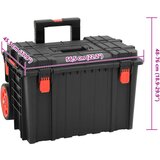 vidaXL Prenosni letalski kovček črn 56,5x45,5x48 cm PP | Shoptok.si