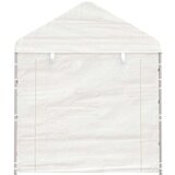 vidaXL Paviljon s streho bel 11,15x2,28x2,69 m polietilen | Shoptok.si