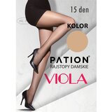Raj-Pol Woman's Tights Pation Viola 15 DEN Cene