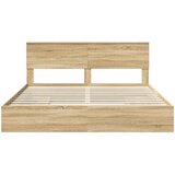  s od storage Sonoma hrast 180 x 200 cm Konstruirano drvo | shoptok.hr