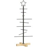 vidaXL Kovinsko božično drevesce Črna 90 cm Jeklo s prašnim premazom | Shoptok.si