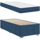  Krevetna konstrukcija s madracem Plava 90 x 200 cm tkanina | shoptok.hr