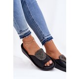 S. BARSKI Leather Ladies Slippers With Decoration | shoptok.hr