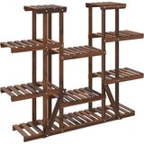  Stalak za cvijeće 110 x 25 x 110,5 cm od masivne jelovine | shoptok.hr