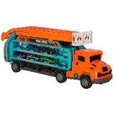  Kamion transporter s trkaćom stazom i 6 autića, narančasti | shoptok.hr