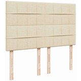  Krevet s oprugama i madracem krem 160x200 cm od tkanine | shoptok.hr