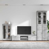  Set TV komoda FLORIN 3 kom. Betonski sivi Konstruirano drvo | shoptok.hr