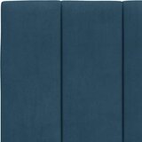 Krevet s madracem Hanko plavi 180x200 cm baršunasti | Eponuda.com