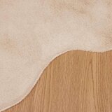  Faux Rabbit Fur Rug Olite Sivo-smeđa 60 x 90 cm Poliester | shoptok.hr