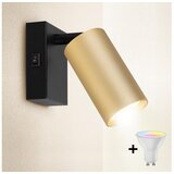  Brilagi -LED prigušiva. zidna spot svetiljka SELE 1xGU10/6W/230V crna/zlatna | Eponuda.com