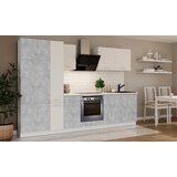  Kuhinjski blok CALIFORNIA BETON 290 cm z vgradnimi aparati | Shoptok.si