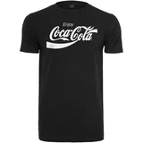 Merchcode Majica 'Coca Cola' crna / bijela