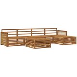  Set vanjskih sofa 6 kom. Prirodna Čvrsto drvo akacije | shoptok.hr