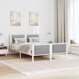  Konstrukcija postelje Svetlo siva 150 x 200 cm blago, (5000084569) | Shoptok.si