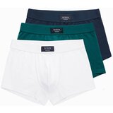 Ombre BASIC men's single color matching boxer shorts with elastane - 3 pack mix OM-UNBB | Shoptok.si