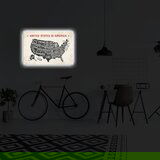 Wallity Slika sa LED osvetljenjem ABD-008, 45x70 cm | ePonuda.com