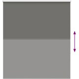 Rolo zavjesa Blackout siva 125x130 cm Širina tkanine 121,6 cm | shoptok.hr