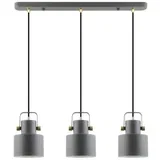 luster draco 3xE27 sivi zuma line