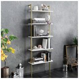 Hanah home Polica 60​x174x22cm Bijelo-Zlatna | Eponuda.ba