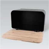 Maestro kutija za hleb 35x21x21cm drvo/metal crna MR1770BL