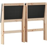  Tapecirani uzglavlje Svijetlo siva 120 cm Čvrsto borovo drvo | shoptok.hr