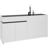 Voleo komoda, antracit, bela | Shoptok.si