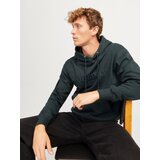 Jack & Jones Muški duks sa kapuljačom 12262811, Tamnozeleni
