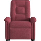  Naslonjač na podizanje od tkanine crvena boja vina | shoptok.hr
