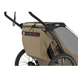 Thule Chariot Cross 2 double multifunkcionalna sportska prikolica za bicikl - 2 djece, bež | shoptok.hr