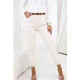 Beloved Georgia mom-fit jeans hlače bež Cene