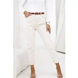 Georgia mom-fit jeans hlače bež