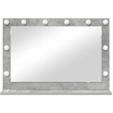  Ogledalo za Toalet Pravokutni Betonski sivi 80 x 55 x 18 cm | shoptok.hr