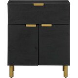 vidaXL Nočna omarica črna 50x33x60 cm Inženirski les | Shoptok.si