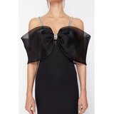 Trendyol Black Stone Printed Woven Long Evening Dress | ePonuda.com