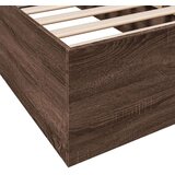 vidaXL okvir za krevet smeđi hrast 100 x 200 cm konstruirano drvo | shoptok.hr