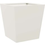  Vrtne sadilice 2 kom bijele 40x40x40 cm čelične | shoptok.hr
