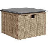 vidaXL 9-dijelni set vrtnih sofa s jastucima bež od poliratana | shoptok.hr