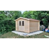 Male kuće Drvena vrtna kućica Britta C 320 × 350 cm – bez završnog krovnog pokrova | shoptok.hr