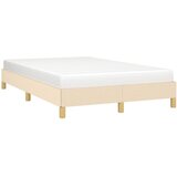  Okvir kreveta bez madraca krem 120x190 cm od tkanine | Eponuda.ba