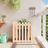 Maison Chic Vrtno korito - Greda - Cvetlični Lonec z ograjico 70x70x70 cm trdna borovina, (21788790) | Shoptok.si