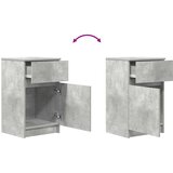  Noćni ormarići 2 kom beton sivi 39x35x65 cm Konstruirano drvo | shoptok.hr