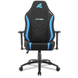 Sharkoon Gamer stol - Skiller SGS20 Fabric Blue (nastavljiva višina; nastavljiv naslon za roke; blago; jekleno podnožje; do 120 kg)