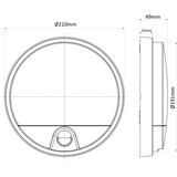  LED svjetiljka sa senzorom pokreta MCE291 GR siva | shoptok.hr