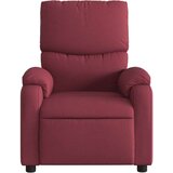  Električni naslonjač od tkanine crvena boja vina | shoptok.hr