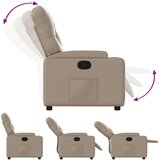 vidaXL Naslonjač od umjetne kože boja cappuccina | shoptok.hr