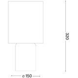 Ideal Lux - Stona lampa KALI 1xE14/40W/230V krem | Eponuda.com