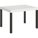 Itamoby   Everyday (70x110/194 cm) - bela, barva nog: antracit - raztegljiva jedilna miza, (20842377) | Shoptok.si