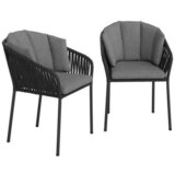 Bessagi Garden Set Vrtnih Stolov Leo, Siva, 2-Delno | Shoptok.si