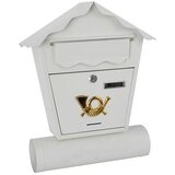 Euro garden poštni nabiralnik 440x370x100mm SLT 252190 bel | Shoptok.si