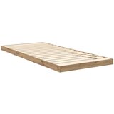  Krevet s daskama Umjetnički hrast 80 x 190 cm Konstruirano drvo | shoptok.hr